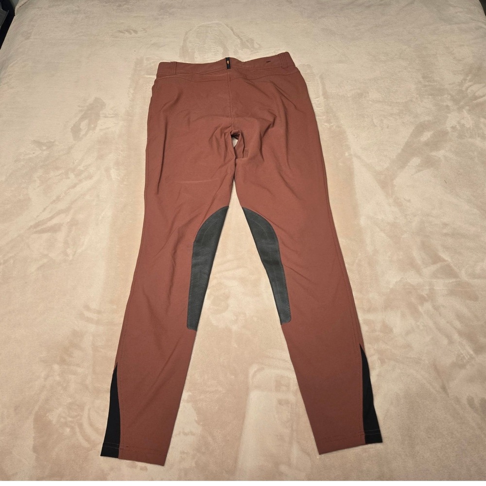 Kerrits Riding Breeches Women Size L Terracotta Pants - Picture 3 of 11